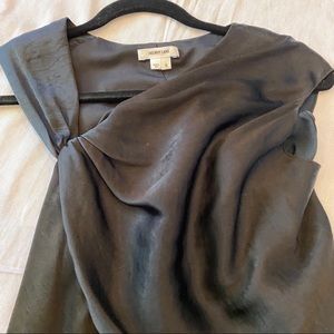 Helmut Lang cami - black silk blend, twist detail